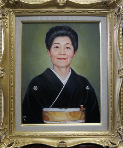 油彩肖像画２０１４年制作